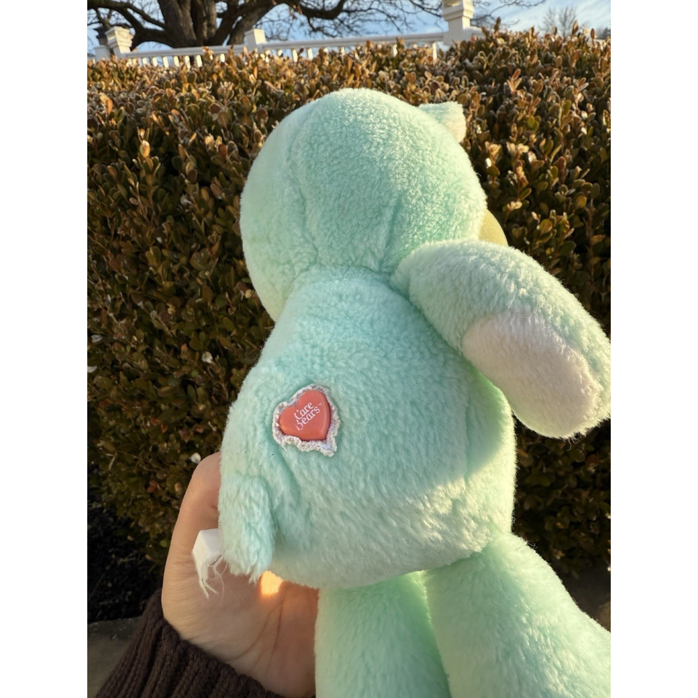 RARE Vintage Care Bear Cousin Cub Bedtime Bear 80’s Kenner Flocked Face - Picture 5 of 6